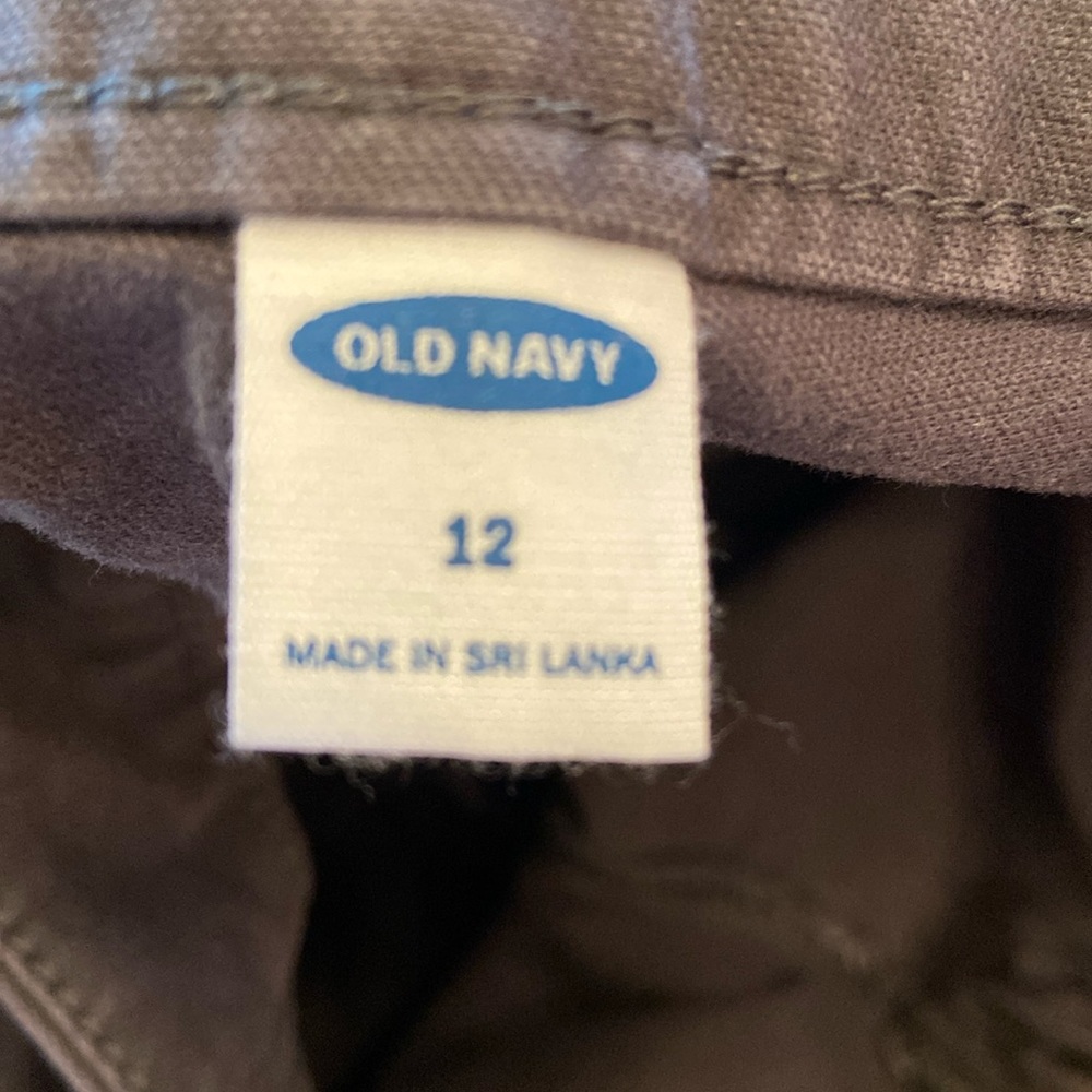 Old Navy Ultra Perfect Straight Leg Chinos for Women • panther • Size 12 • - Picture 5 of 5